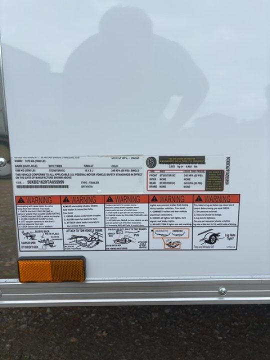 New 2026 Spartan Cargo SP7X16TA Cargo / Enclosed Trailer