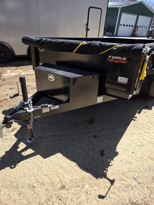 New 2026 Force 6x12 dump trailer 9990lb gvwr with tarp kit and ramps Dump Trailer