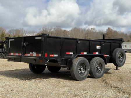 New 2026 Trail Maxx 83x14x2 Bumper Pull / Telescopic Hoist / 14 Ply Tires w/Spare / 14k GVWR Dump Trailer