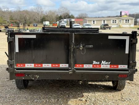 New 2026 Trail Maxx 83x14x2 Bumper Pull / Telescopic Hoist / 14 Ply Tires w/Spare / 14k GVWR Dump Trailer