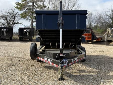 New 2026 Trail Maxx 83x14x2 Bumper Pull / Telescopic Hoist / 14 Ply Tires w/Spare / 14k GVWR Dump Trailer