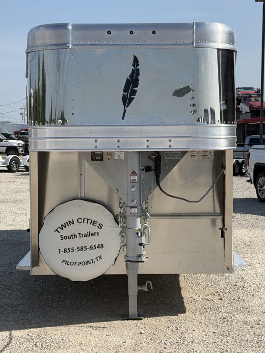 New 2026 Featherlite 24' Stock Trailer