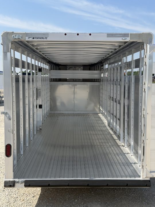 New 2026 Featherlite 24' Stock Trailer