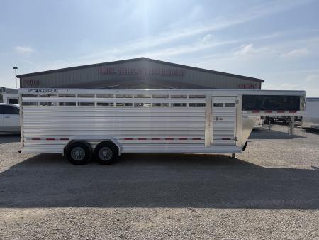 New 2026 Featherlite 24' Stock Trailer