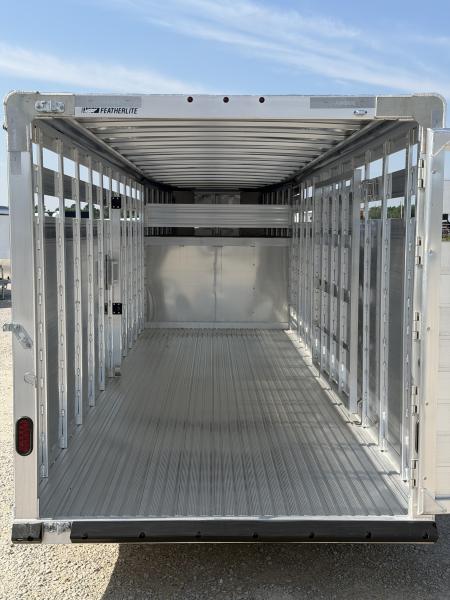 New 2026 Featherlite 24' Stock Trailer