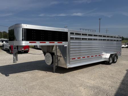 New 2026 Featherlite 24' Stock Trailer