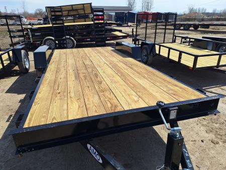 New 2026 AMO 82x18 10K Equipment Trailer
