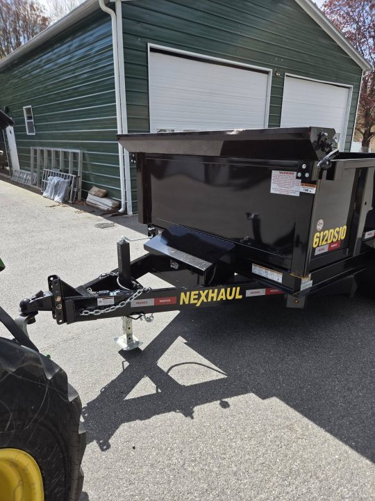 New 2026 Nexhaul 6x12 9990lb gvwr dump trailer with ramps and tarp kit Dump Trailer