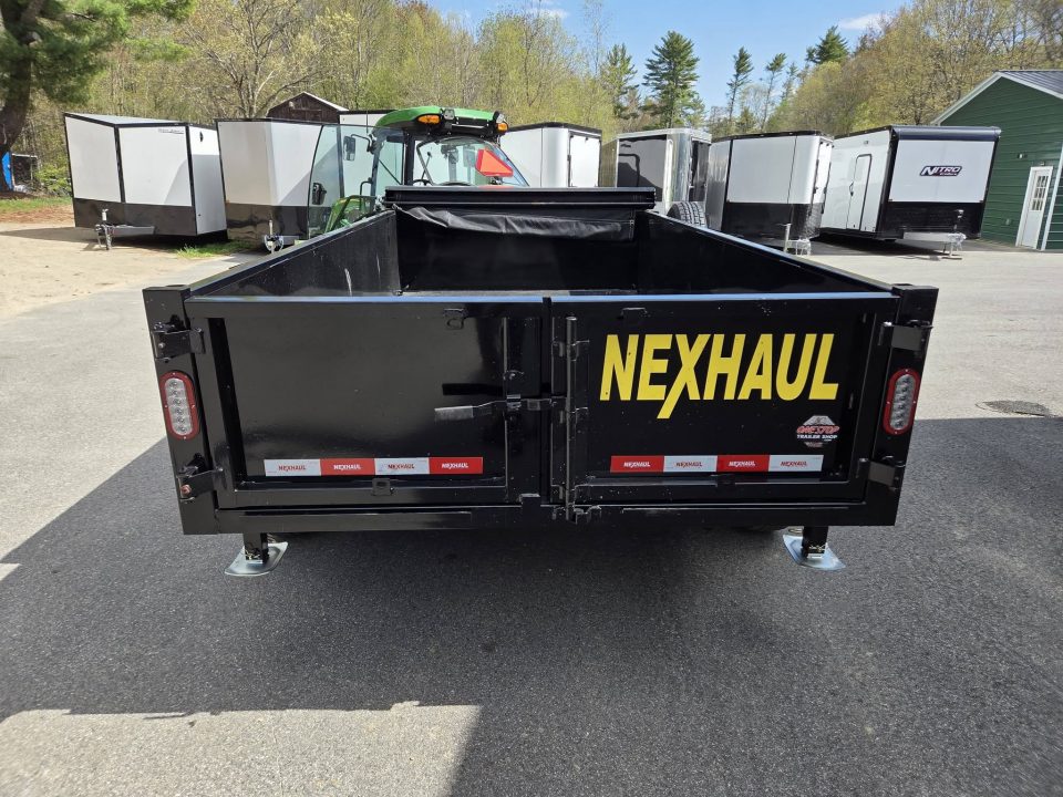 New 2026 Nexhaul 6x12 9990lb gvwr dump trailer with ramps and tarp kit Dump Trailer