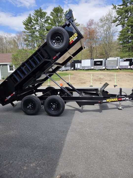 New 2026 Nexhaul 6x12 9990lb gvwr dump trailer with ramps and tarp kit Dump Trailer