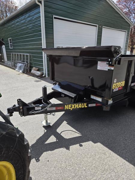 New 2026 Nexhaul 6x12 9990lb gvwr dump trailer with ramps and tarp kit Dump Trailer