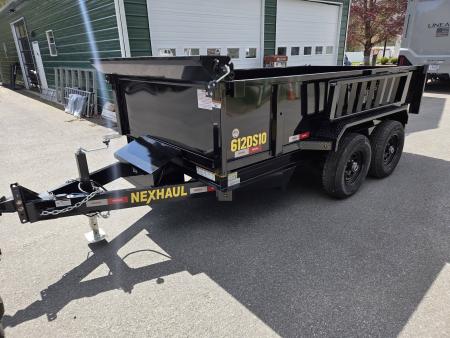 New 2026 Nexhaul 6x12 9990lb gvwr dump trailer with ramps and tarp kit Dump Trailer