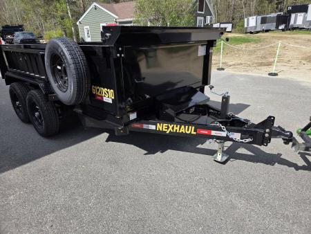 New 2026 Nexhaul 6x12 9990lb gvwr dump trailer with ramps and tarp kit Dump Trailer