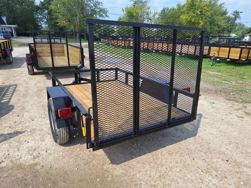 New 2025 AMO 5x8 Lowside Landscape Trailer