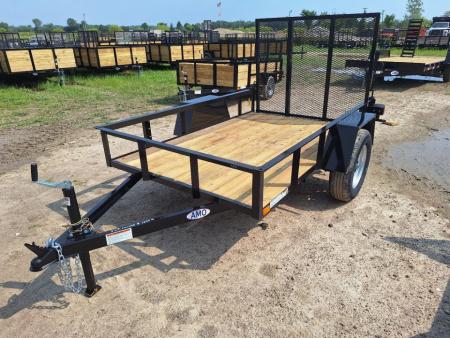 New 2025 AMO 5x8 Lowside Landscape Trailer