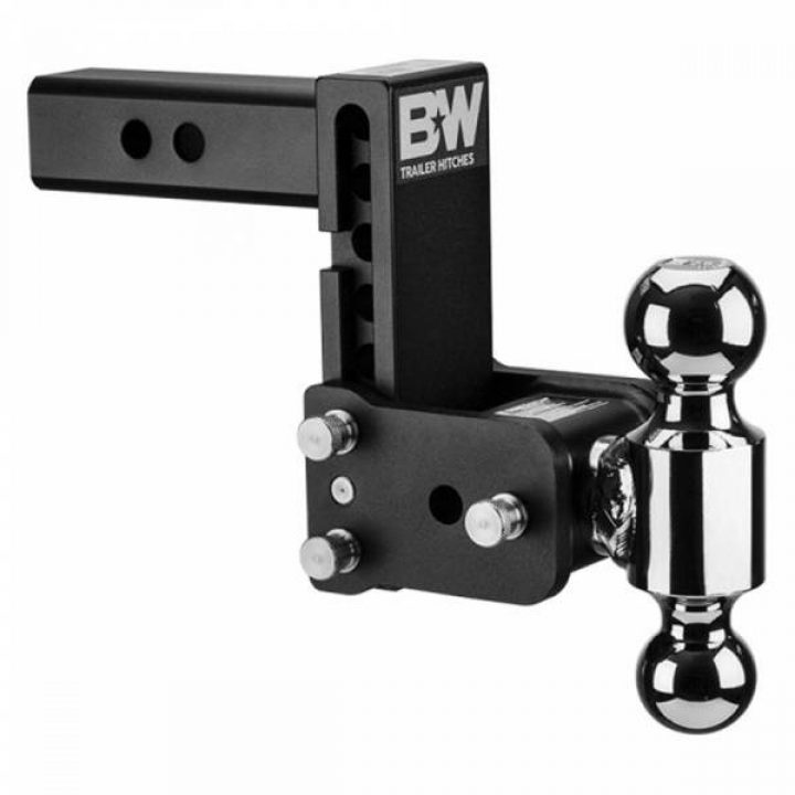 New B&W TOW & STOW DBL BALL MT 2" REC 2-5/16X2"