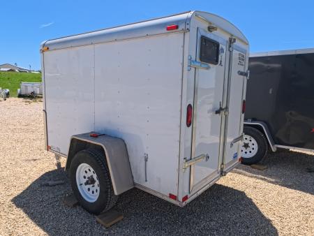 Used 2012 Atlas 5 X 8 Enclosed Cargo with Barn Doors and 2,990 lb. GVWR