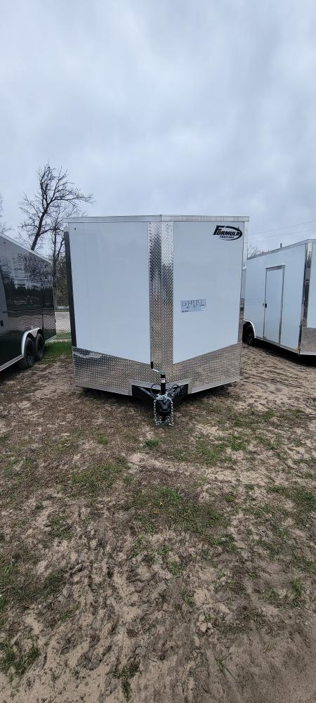 New 2026 Formula Trailers 8.5X20 WHITE 10K W/RAMP Cargo / Enclosed Trailer