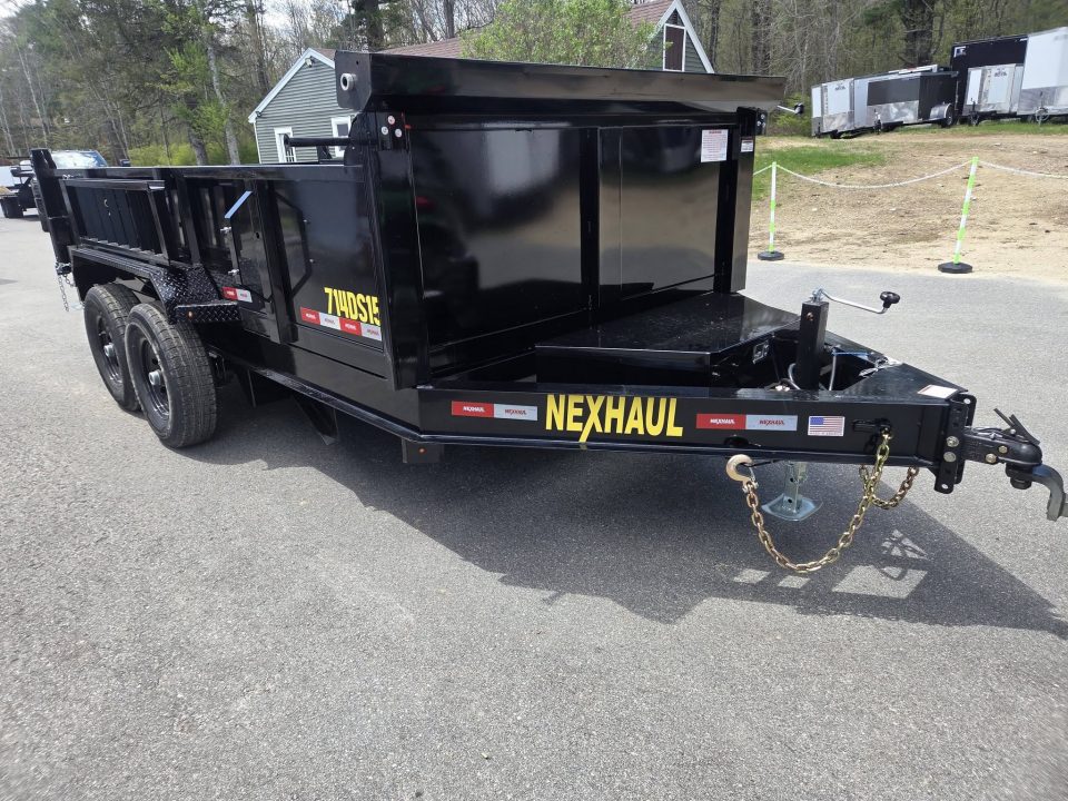 New 2026 Nexhaul 7x14 dual piston dump trailer wit tarp kit Dump Trailer 14,000lb gvwr