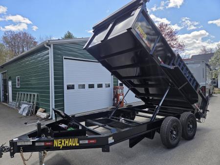 New 2026 Nexhaul 7x14 dual piston dump trailer wit tarp kit Dump Trailer 14,000lb gvwr