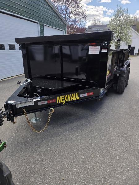 New 2026 Nexhaul 7x14 dual piston dump trailer wit tarp kit Dump Trailer 14,000lb gvwr