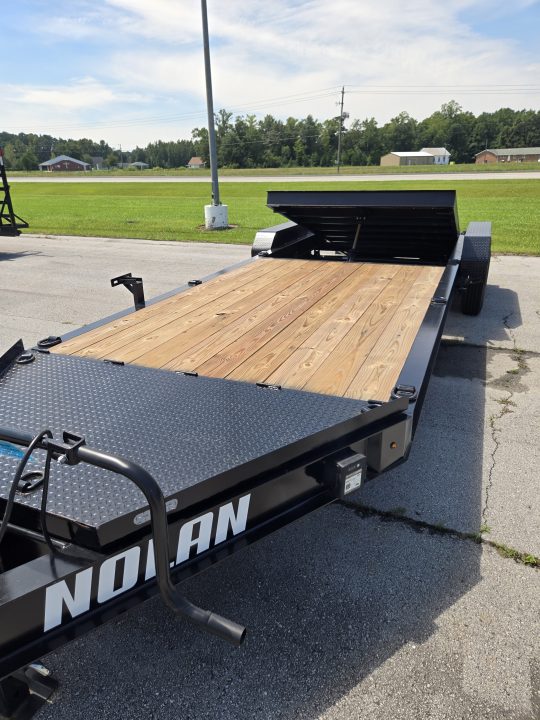 New 2026 Nolan Manufacturing NOL72417KBPTILTHD Equipment Trailer