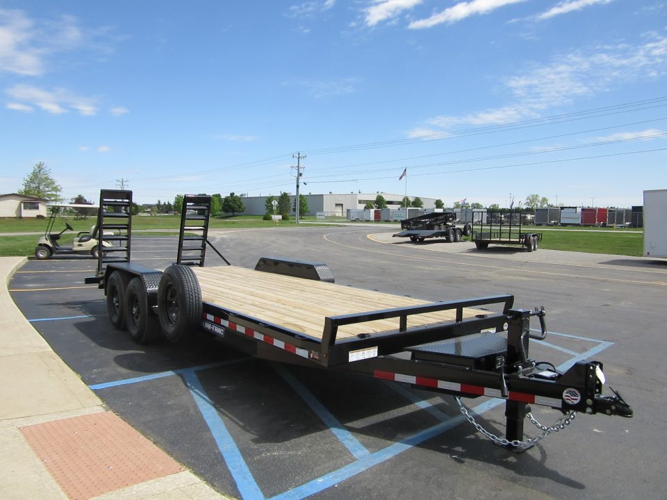 New 2026 Sure-Trac 7 x 20 (18+2) ST-ET8220-140 Equipment Trailer 14K / Spare Tire / Tool Box