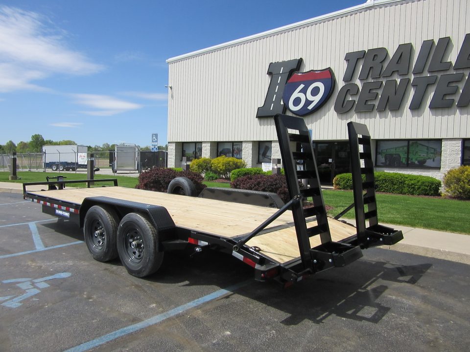 New 2026 Sure-Trac 7 x 20 (18+2) ST-ET8220-140 Equipment Trailer 14K / Spare Tire / Tool Box