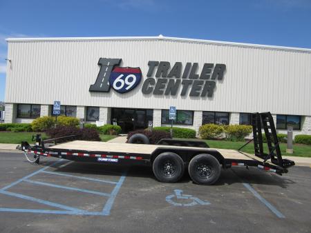 New 2026 Sure-Trac 7 x 20 (18+2) ST-ET8220-140 Equipment Trailer 14K / Spare Tire / Tool Box