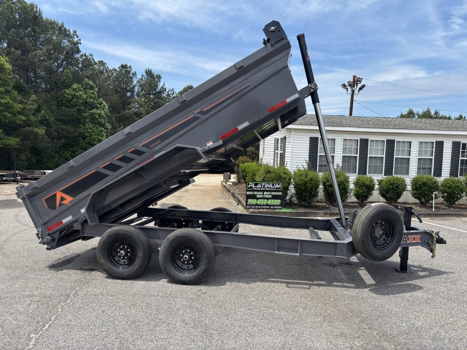 New 2026 RawMaxx GDX KNIGHT 83X14 HIGH SIDE TELESCOPIC CYLINDER 14K GVWR Dump Trailer