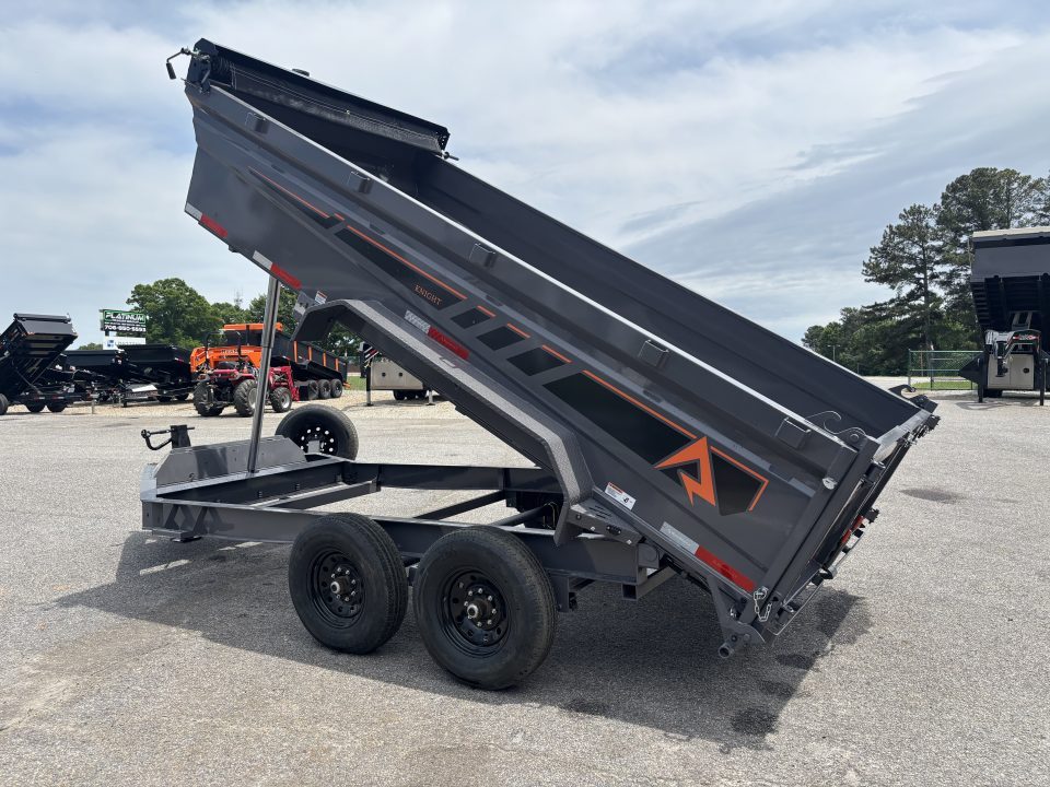 New 2026 RawMaxx GDX KNIGHT 83X14 HIGH SIDE TELESCOPIC CYLINDER 14K GVWR Dump Trailer