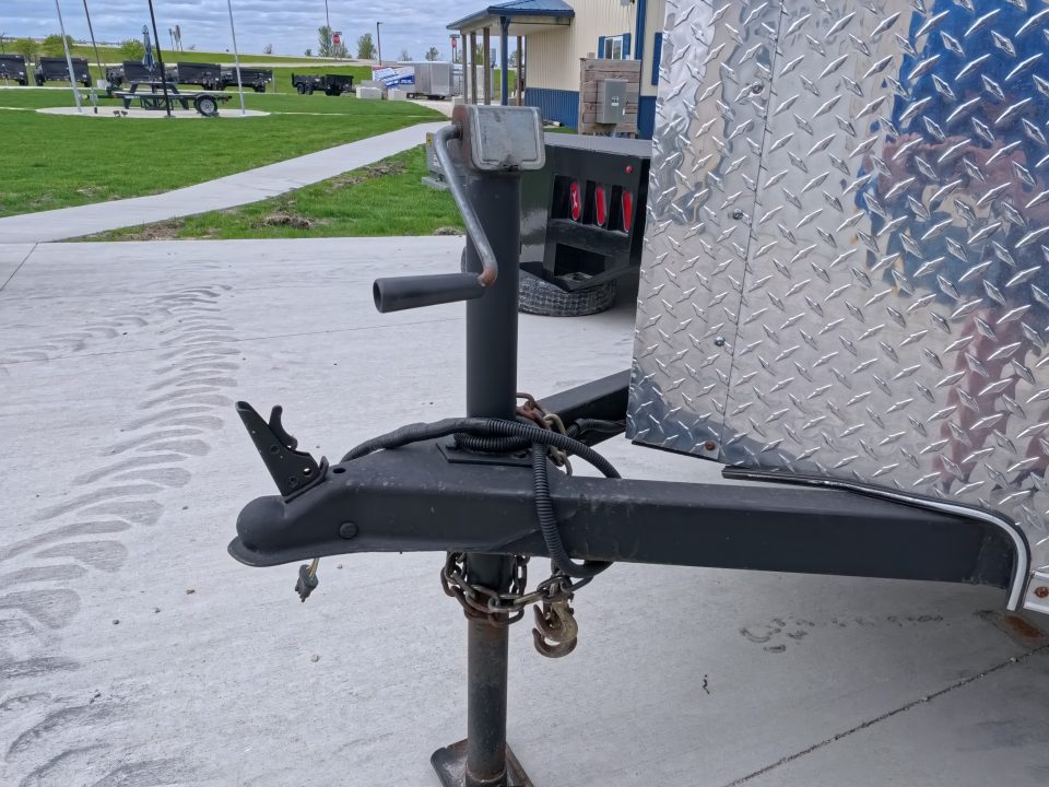 Used 2016 United Trailers 5 x 10 x 5 Cargo / Enclosed Trailer "Poor Man's Ice Castle" with 4 Floor Fishing Holes and New Tires