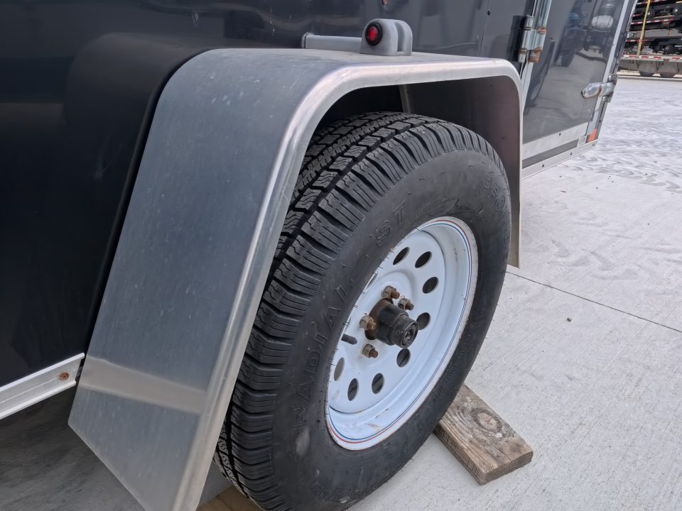 Used 2016 United Trailers 5 x 10 x 5 Cargo / Enclosed Trailer "Poor Man's Ice Castle" with 4 Floor Fishing Holes and New Tires