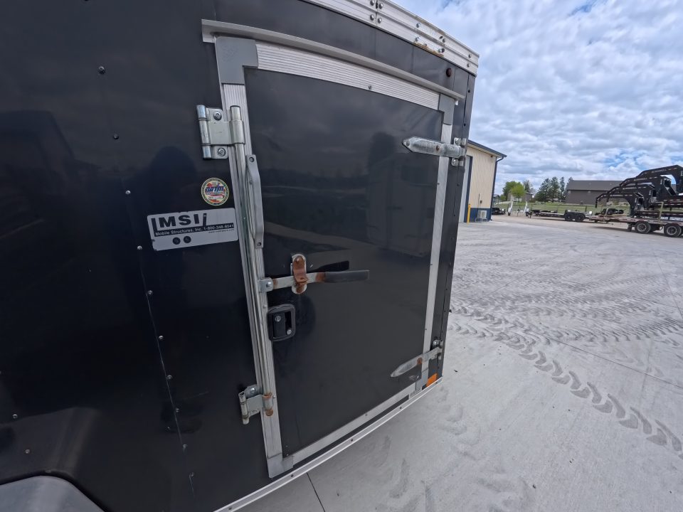 Used 2016 United Trailers 5 x 10 x 5 Cargo / Enclosed Trailer "Poor Man's Ice Castle" with 4 Floor Fishing Holes and New Tires