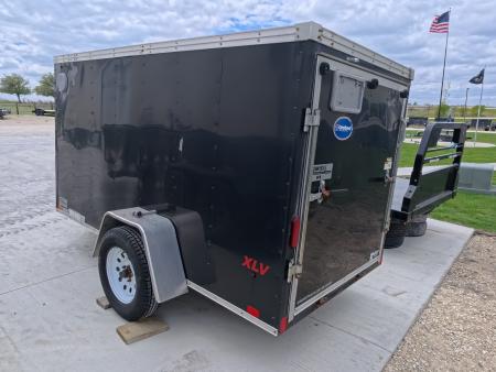 Used 2016 United Trailers 5 x 10 x 5 Cargo / Enclosed Trailer "Poor Man's Ice Castle" with 4 Floor Fishing Holes and New Tires