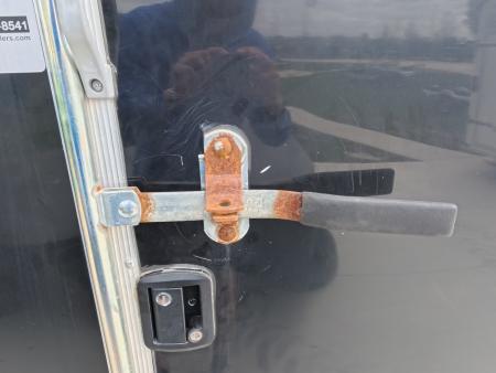 Used 2016 United Trailers 5 x 10 x 5 Cargo / Enclosed Trailer "Poor Man's Ice Castle" with 4 Floor Fishing Holes and New Tires