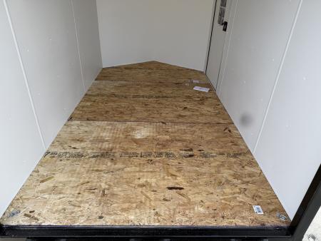 New NEW 2026 AERO 6x10 +2 V WHITE Interior QUALITY Enclosed Rear Ramp Cargo Trailer