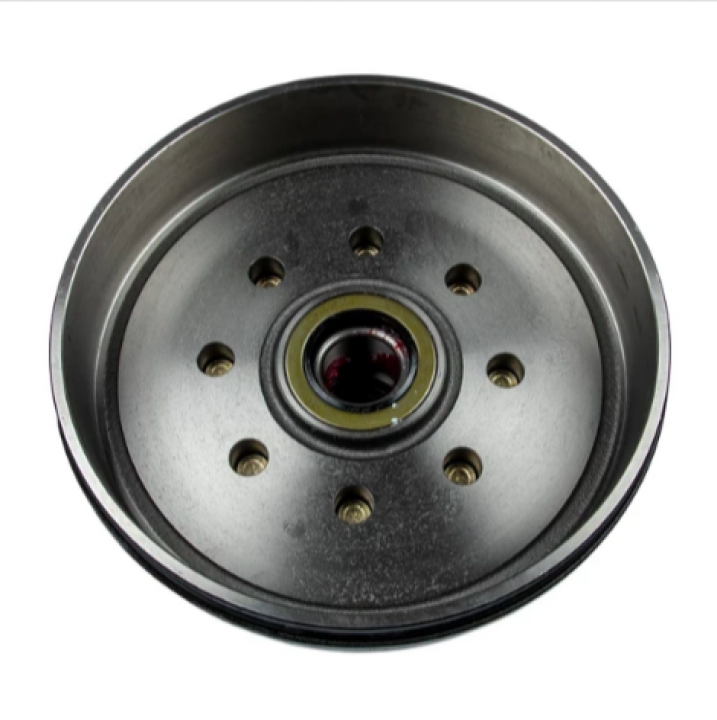 New 2025 NTI 12" Brake Hub Assembly 8-6.5 BC; 1/2" stud; 7000# (Retail Box)