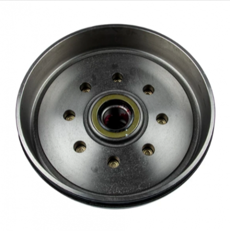 New 2025 NTI 12" Brake Hub Assembly 8-6.5 BC; 1/2" stud; 7000# (Retail Box)