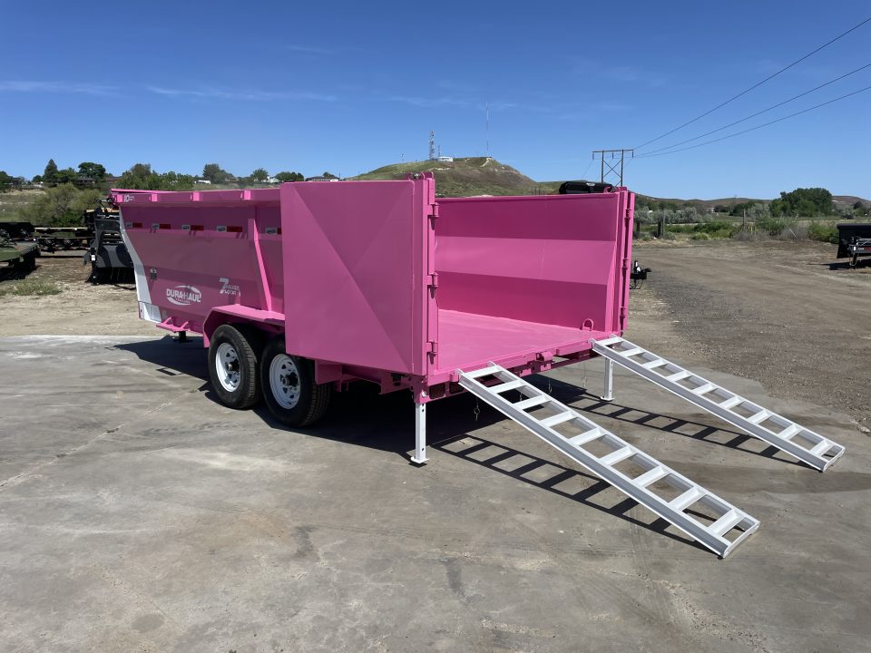 New 2026 Dura-Haul 7x16 14k High Side Dump Trailer