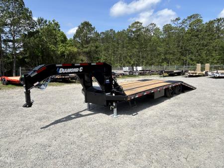 New 2026 Diamond C FMAX210 Hydraulic Dovetail 30ft (18ft Deck+12ftDovetail) , Super Single 10K Axles