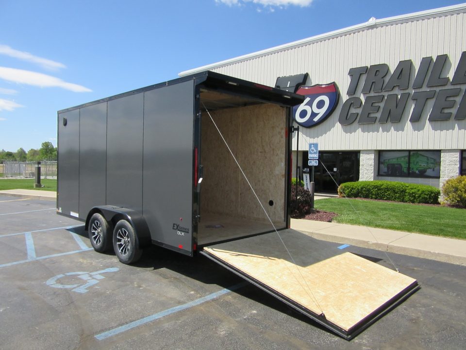 New 2026 Cargo Express 7 x 16 KE-DX8416-070 Cargo / Enclosed Trailer 7K / Black Trim / Rear Flare