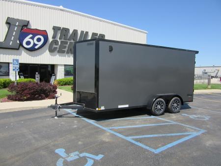 New 2026 Cargo Express 7 x 16 KE-DX8416-070 Cargo / Enclosed Trailer 7K / Black Trim / Rear Flare