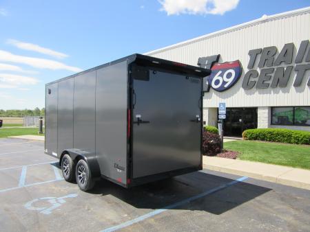 New 2026 Cargo Express 7 x 16 KE-DX8416-070 Cargo / Enclosed Trailer 7K / Black Trim / Rear Flare