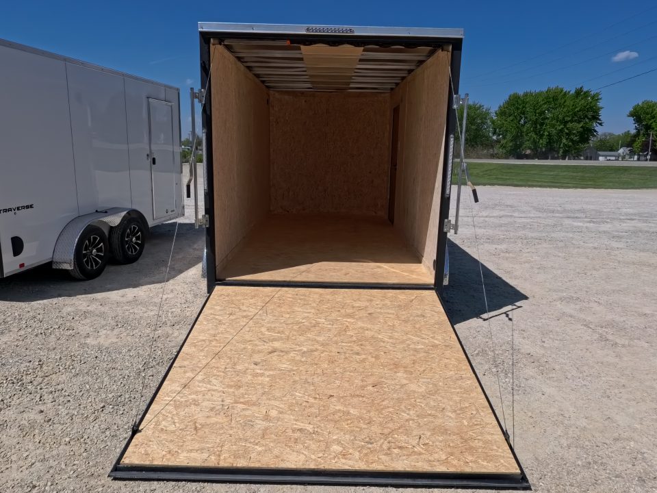 New 2026 Formula Trailers 7 x 14 x 7 Traverse Flat Top V-Nose Cargo / Enclosed Trailer with 7K Set Back Jack, 7K GVWR