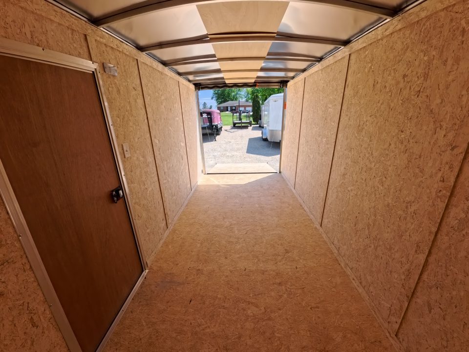 New 2026 Formula Trailers 7 x 14 x 7 Traverse Flat Top V-Nose Cargo / Enclosed Trailer with 7K Set Back Jack, 7K GVWR