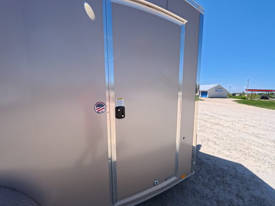 New 2026 Formula Trailers 7 x 14 x 7 Traverse Flat Top V-Nose Cargo / Enclosed Trailer with 7K Set Back Jack, 7K GVWR