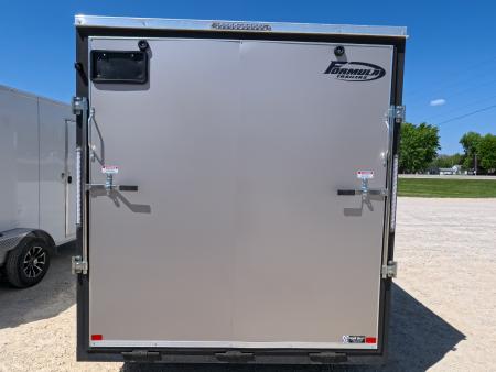 New 2026 Formula Trailers 7 x 14 x 7 Traverse Flat Top V-Nose Cargo / Enclosed Trailer with 7K Set Back Jack, 7K GVWR
