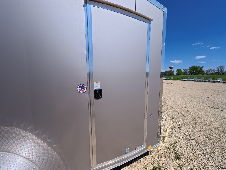 New 2026 Formula Trailers 7 x 14 x 7 Traverse Flat Top V-Nose Cargo / Enclosed Trailer with 7K Set Back Jack, 7K GVWR