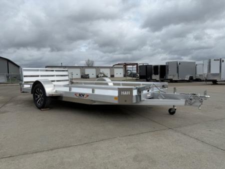 New 2026 H&H Aluminum 78 x14' 3k Low Side Utility Trailer